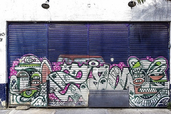 wall, Urban, värikäs, seinämaalaus, graffiti, wandalism, suunnittelu
