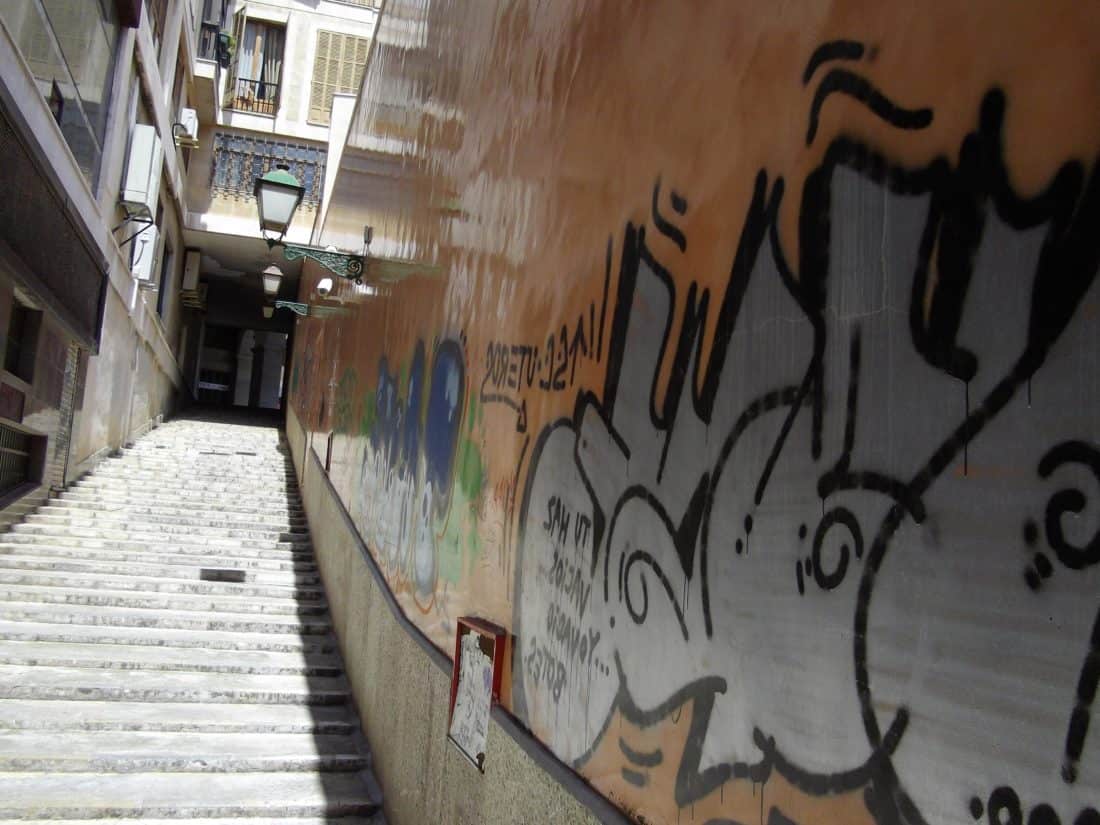 Graffiti, urbana, via, muro, illustrazione, vandalismo, arte