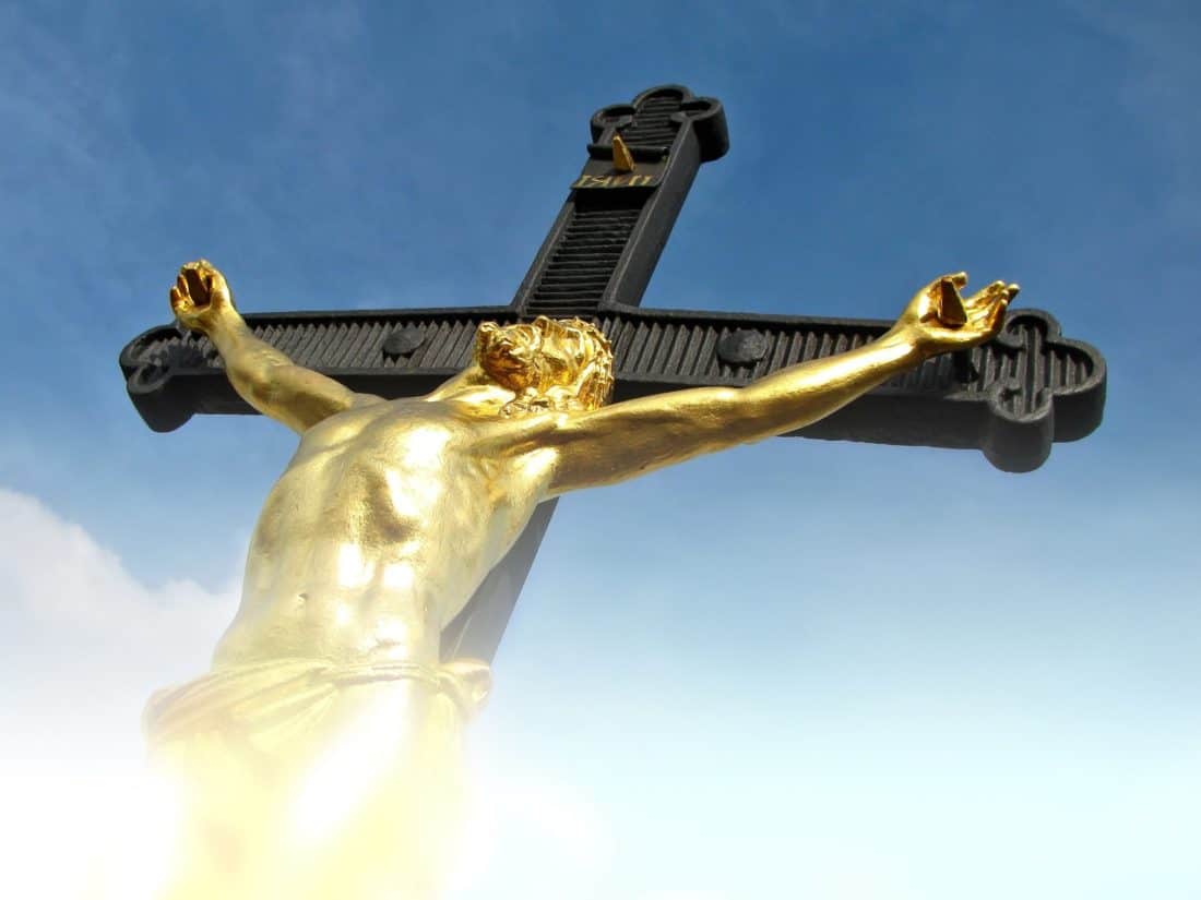 небо, статуя Христа, Синє небо, релігія, скульптура, християнської