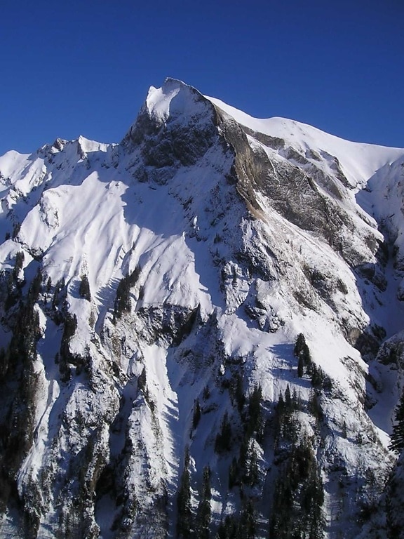 Schnee, Winter, Berg, Kälte, Eis, Klettern, hoch, Berggipfel, Geologie, im freien
