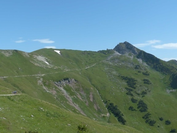 Free picture: mountain, mountain peak, nature, landscape, wood, sky ...