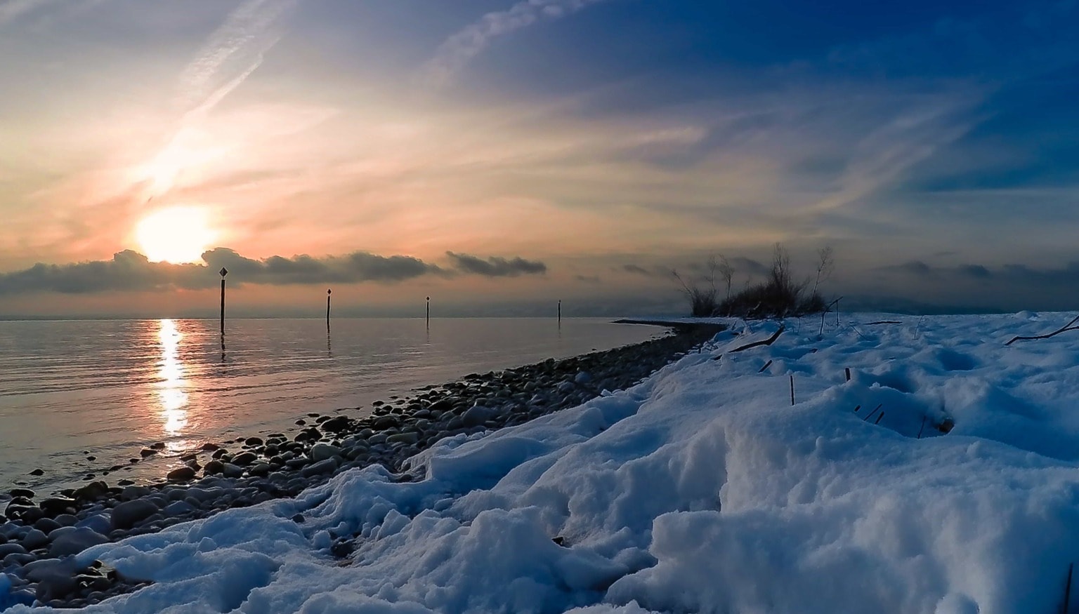 море в феврале