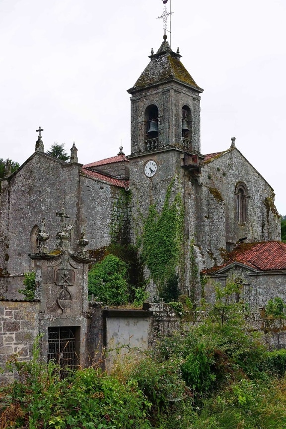 церкви, крест, архитектуры, религии, старый, монастырь, резиденции