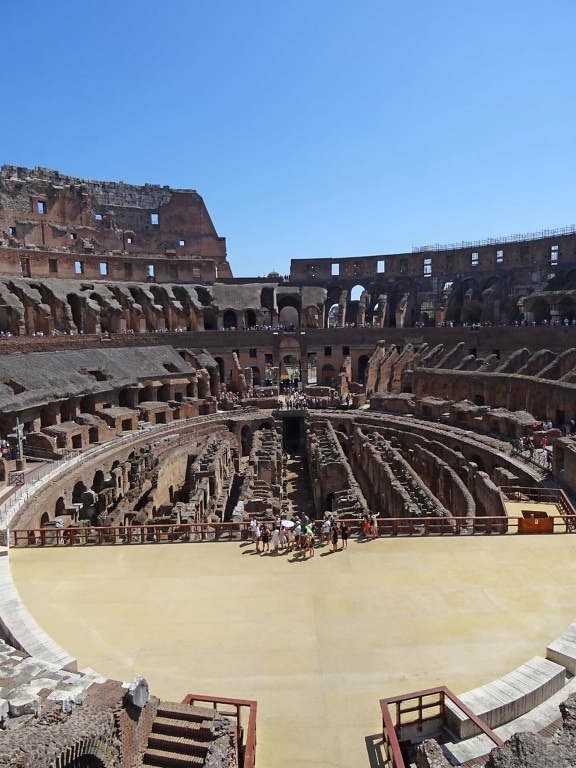 stadium, Rome, Italy, theater, amphitheater, architecture, arch, medieval, castle, tower, roman, ruin