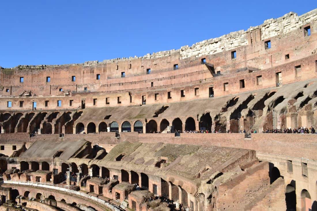 amfitheater, stadion, Rome, Italië, middeleeuwse, architectuur, theater, Colosseum