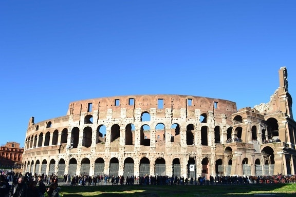 Estádio, arquitetura, anfiteatro, Roma, Coliseu, teatro