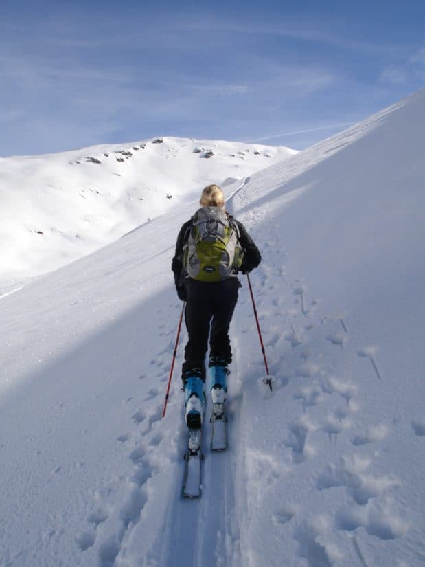 sne, person, sport, vinter, mountain, kolde, eventyr, is, skiløber