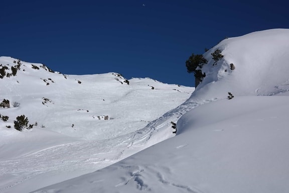Ridge, tengerszint feletti magasság, hó, tél, hegyi, hideg, jég, emelkedés, táj