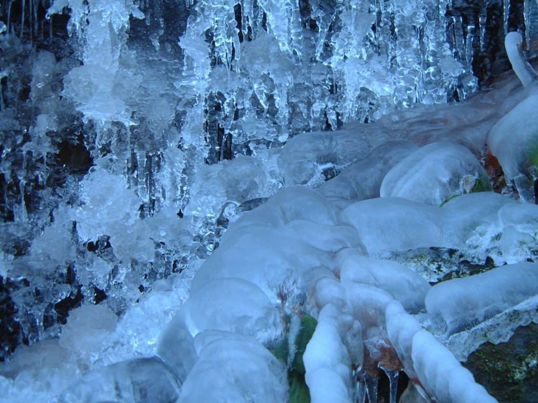 hó, tél, természet, jég, hideg, fagy, fagyasztott, víz, kristály