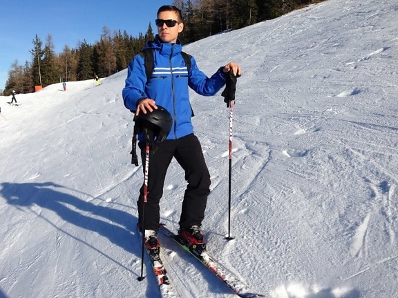 滑雪, 体育, 雪, 冬天, 滑雪者, 冷, 冰, 山, 冒险