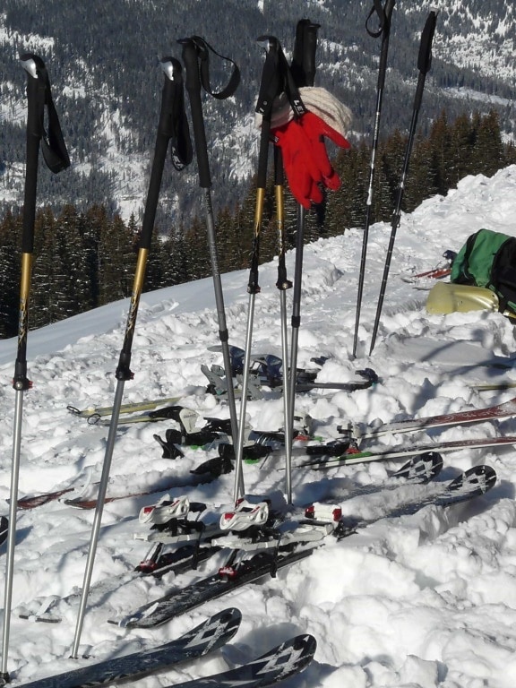 olahraga Ski salju musim dingin, dingin, pemain Ski, olahraga, es, pegunungan, lansekap