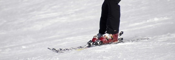 esqui, esquiador, neve, inverno, concorrência, gelo, frio, montanha
