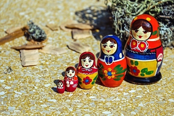 doll, souvenir, wooden, craft, colorful, toy, colorful, art, paint, handmade