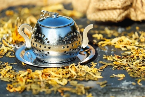 чайник, чай, напій, Натюрморт, метал, об'єкт, прикраса, напої