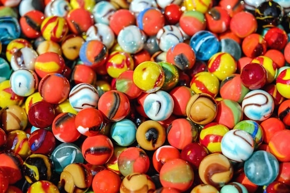 mainan, kaca, porselen, warna-warni, bola, Permainan, warna-warni