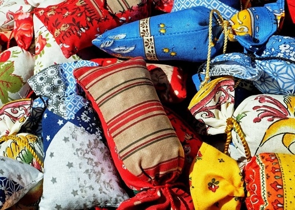 šarene, textil, poklon, objekt, u boji, uže