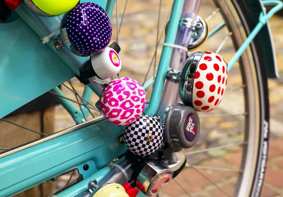 hjul, cykel, metall, dekoration, färgglada, transport