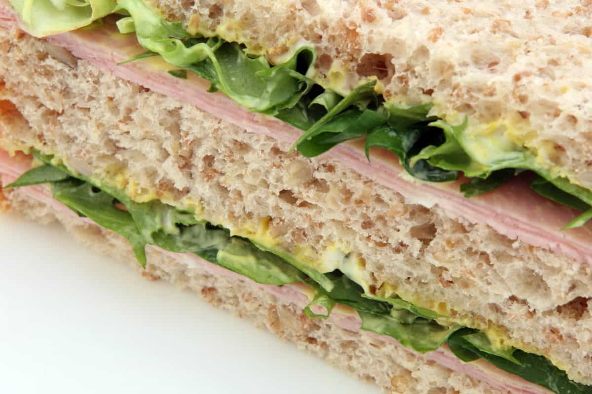 sandwich, salaattia, ruoka, lounas, kinkkua, Aamiainen