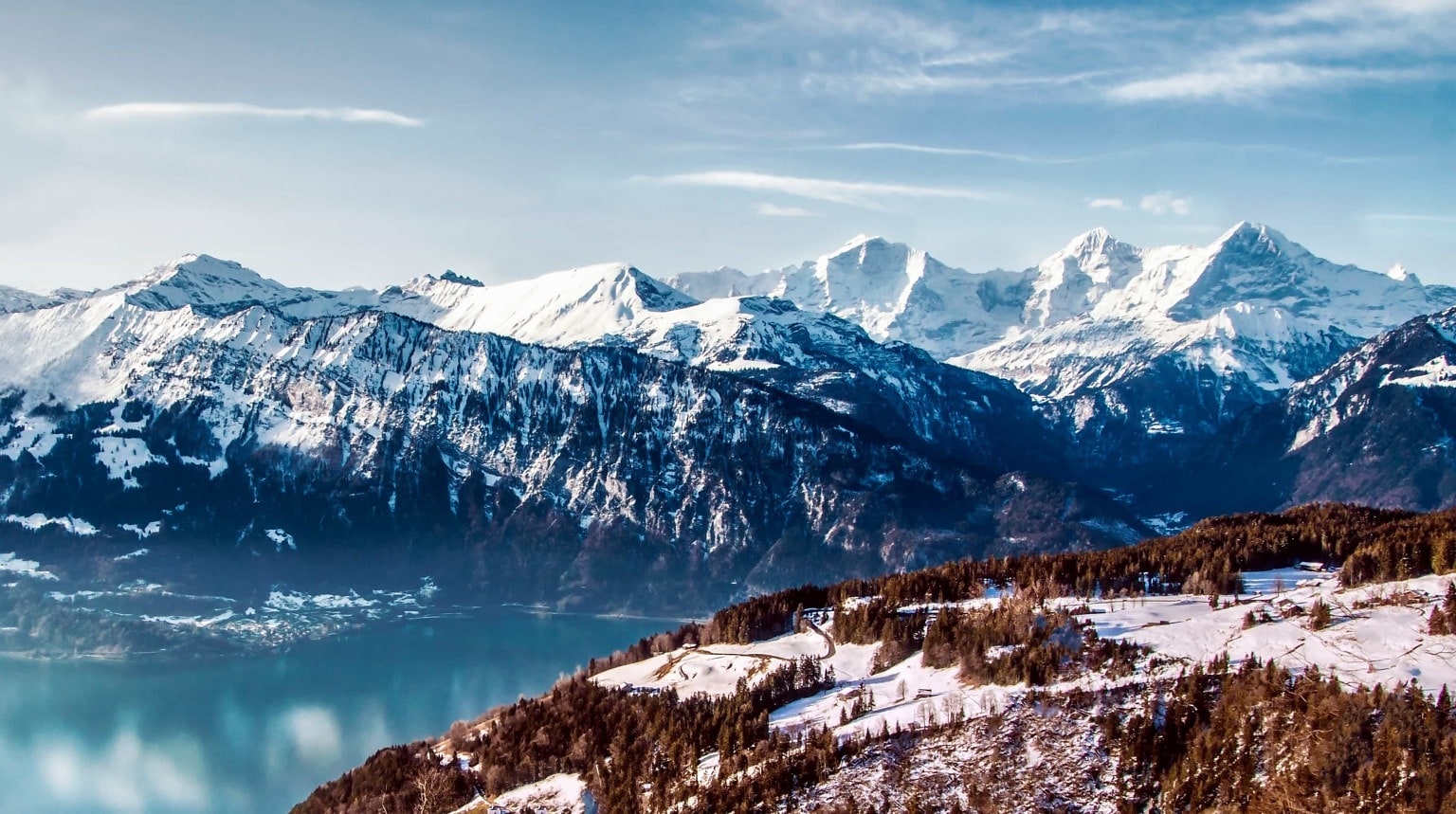 Панорама Альп Швейцария