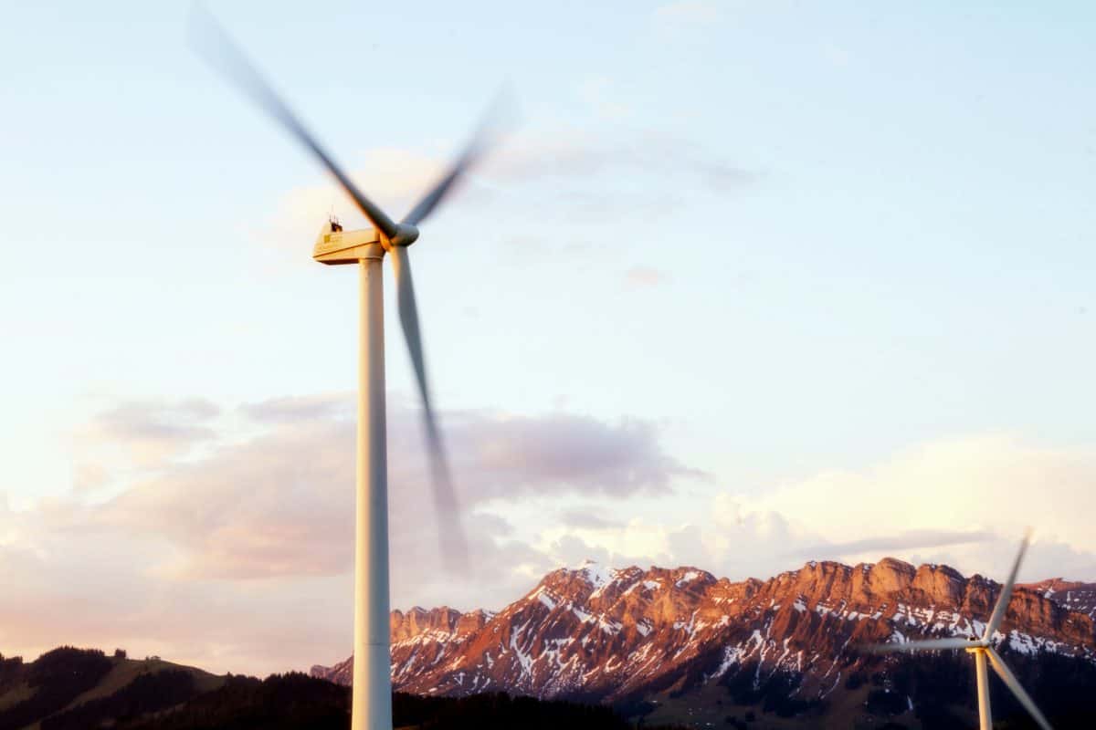 alternativa, ecología, medio ambiente, energía, turbina, electricidad, viento, cielo, molino de viento
