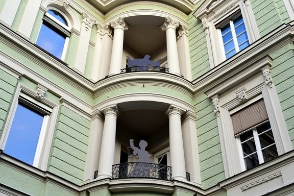 window, architecture, facade, palace, old