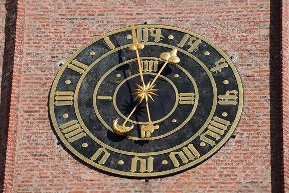 ceas, instrument, ceas, timp, caramida, vechi, antic