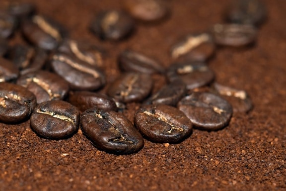 カフェイン、ドリンク、暗い、コーヒー、エスプレッソ、豆