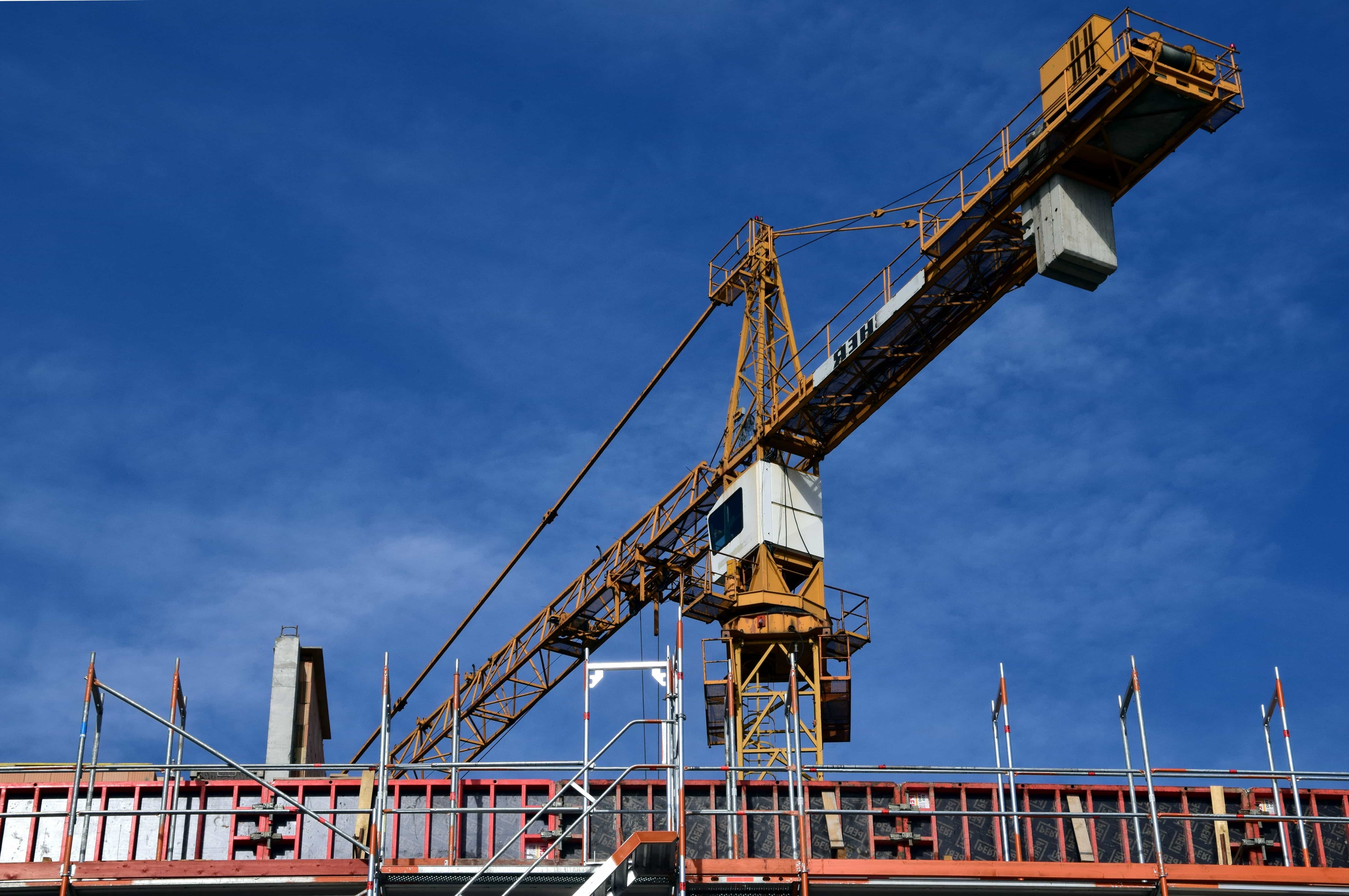 Gambar gratis baja industri crane langit konstruksi 