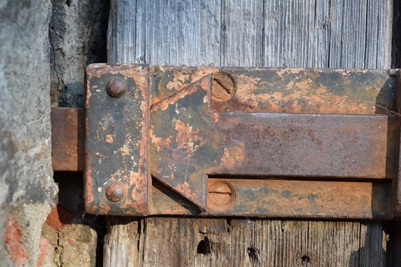 retro, old, wood, rust, antique, steel, iron