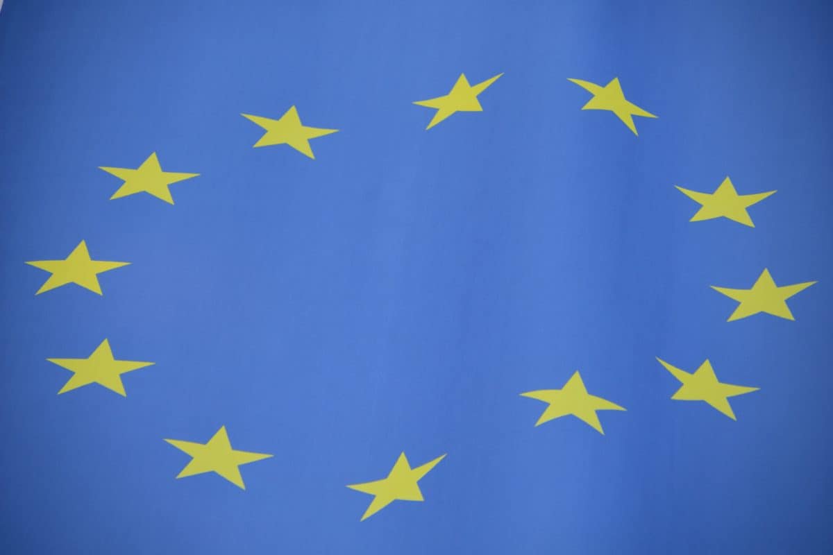 Europe union flag, Europe, flag, stars, European union, organization, politics, geopolitics