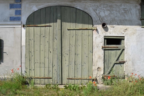 porta d'ingresso della casa, ingresso vecchio, architettura, abbandonato, legno,