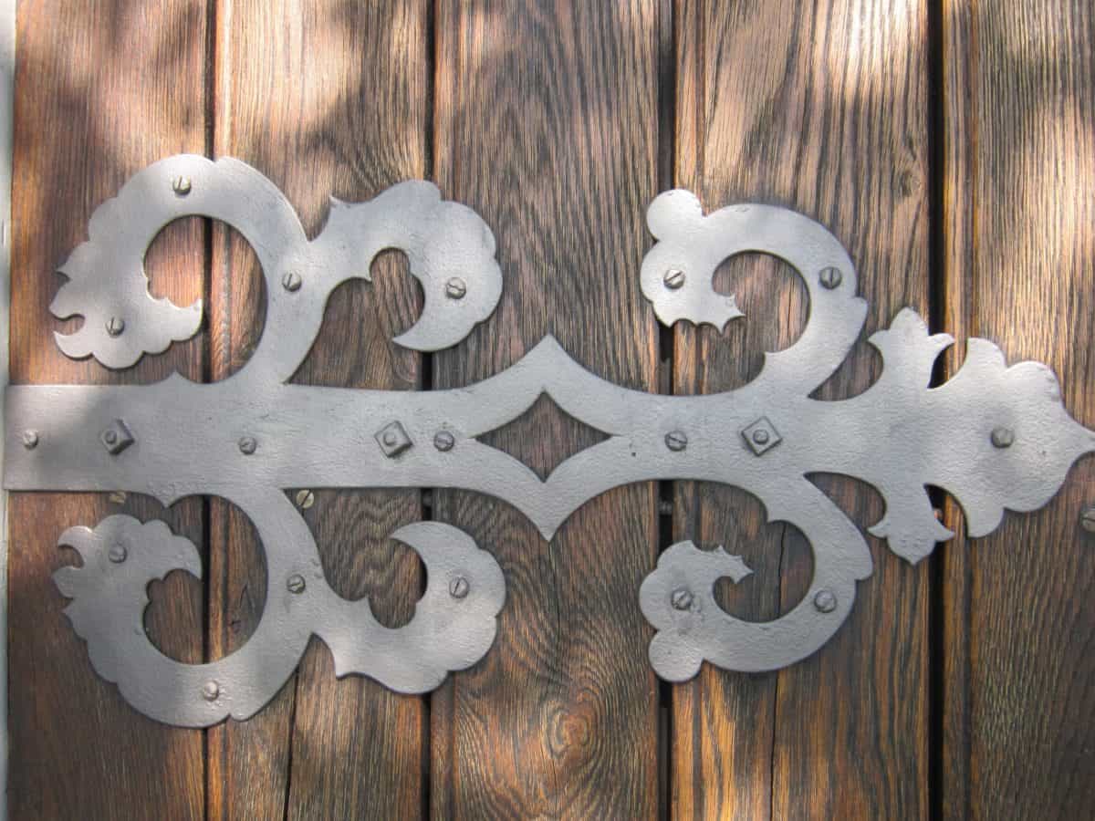 porta di legno, vecchia, legno, metallo, antico, ferro, closeup dettaglio, marrone