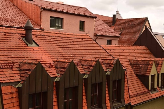 house, old, roof, rooftop, architecture, outdoor, facade
