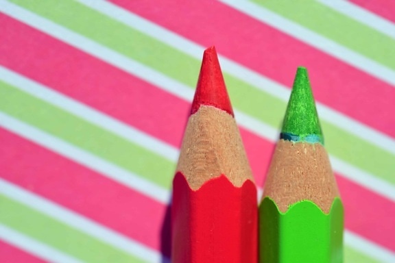 สี สี การศึกษา ศิลปะ วาดภาพ ดินสอ ไม้