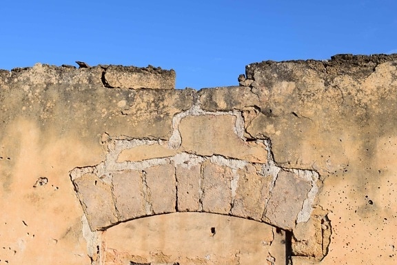 Stari, zid, ciglu, kamen, drevni, arhitekture, tvrđava