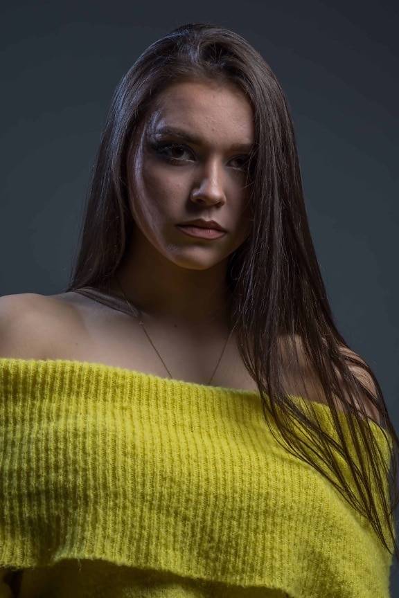 Imagen Gratis Retrato Mujer Moda Morena Modelo De La Foto Cara