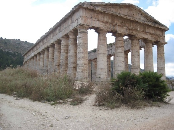 Hellas, arkitektur, tempel, gamle, gammel, stein