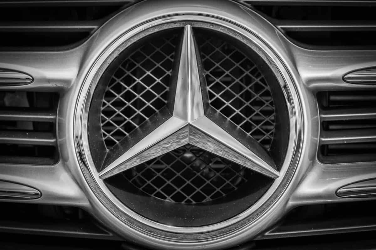 Mercedes Benz, sign, chrome, car, classic, vehicle, symbol, chrome, metallic