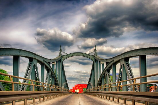 Free Picture: Bridge, Architecture, Blue Sky, Road, Transport, Construction