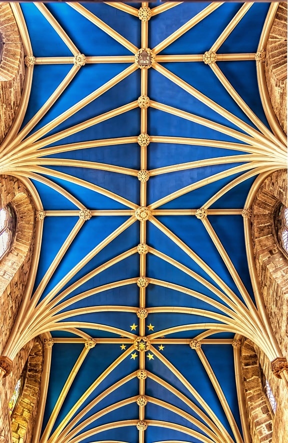 ceiling, church, interior, architecture, art, roof, cathedral