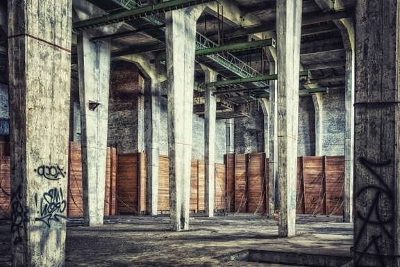 architecture, old, factory, warehouse, city, structure