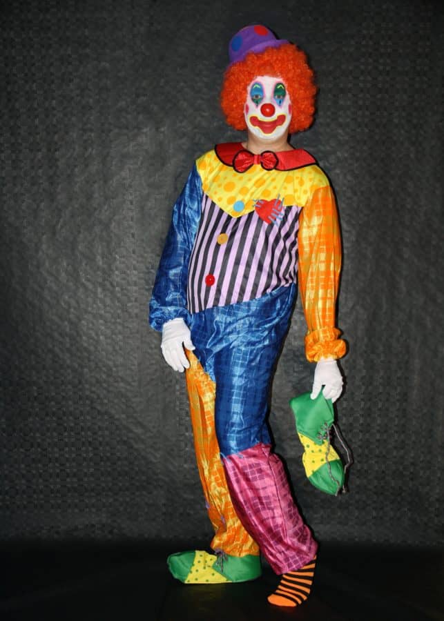 Carnival, xiếc, clown, đầy màu sắc, trang phục, trang điểm, người đàn ông