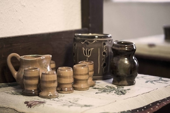 mesa, utensílios de cozinha, objeto, indoor, antiguidade