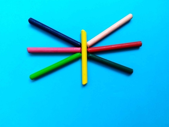 blyant, matchstick, pinne, blyanter
