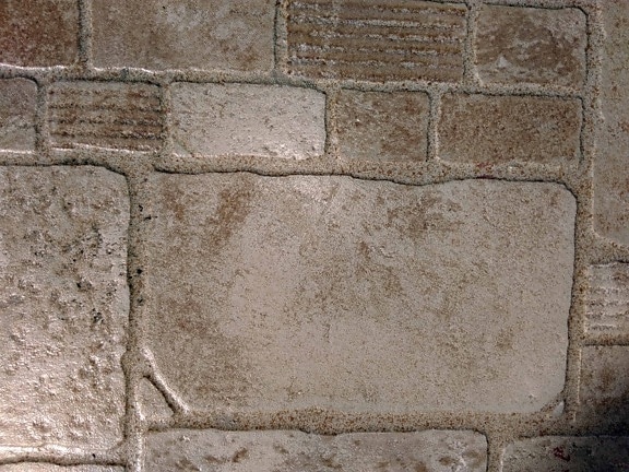 tua, pola, batu bata, batu, semen, beton, dinding, tekstur