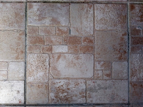 mønster, gamle, vegg, stein, murstein, betong, tekstur, sement