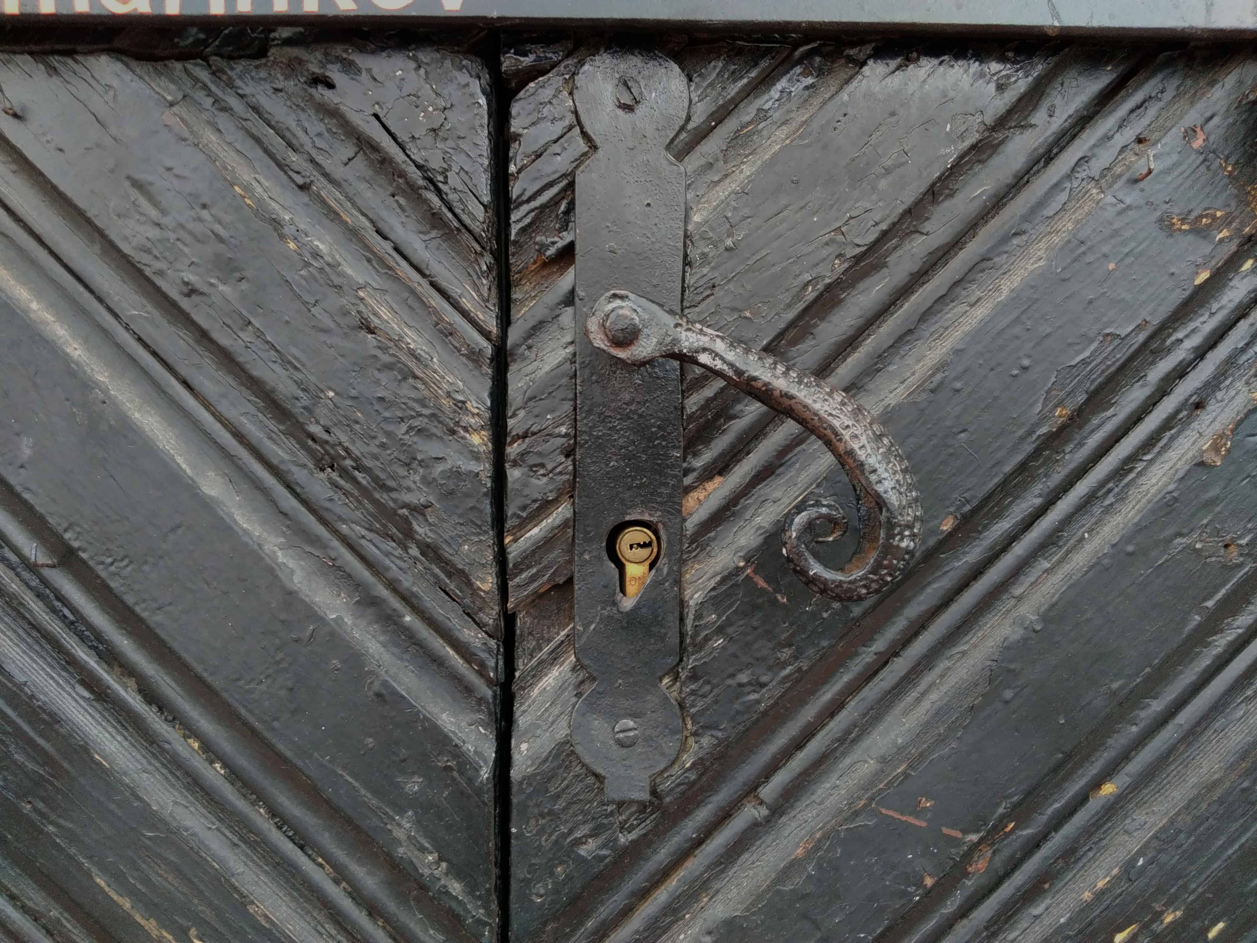 フリー写真画像 木材 木製 鉄 錆 古いの入口 ドア テクスチャ