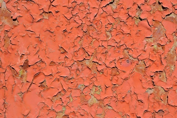 vernice, colore arancio, astratto, texture, pattern, design, parete esterna,