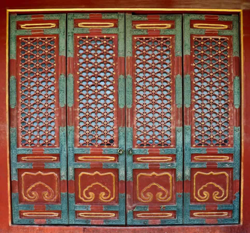 Arabesque, pola, seni, masuk, tekstur, pintu, kayu, Desain, gerbang