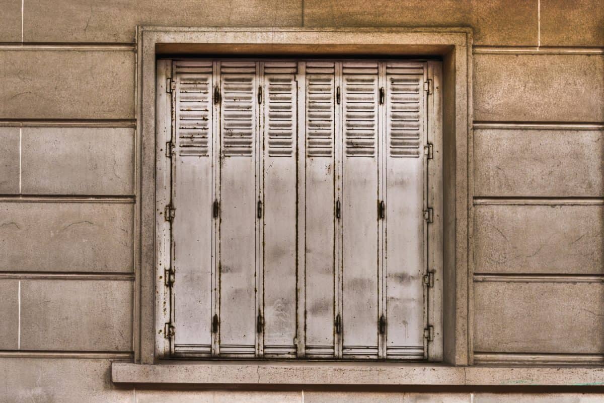 house, facade, exterior, building, architecture, metal, old window